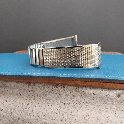 10k Yellow Gold-Filled 19mm 18mm Kreisler USA Unused 1960s Vintage Watch Band - Image 1 of 4