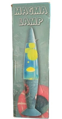 16 Inch Blue Magma Lava Lamp Blue Novelty Night Light Swimming Ring Lamp - Image 1 of 2