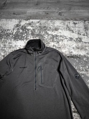 Suéter para hombre (L) Mammut Runbold ML media cremallera senderismo deporte Foto 1 de 4
