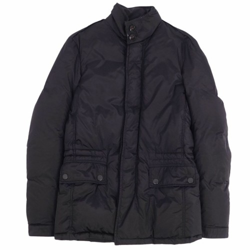 Gucci giacca piumino zip logo bottoni capospalla uomo S nero usato0