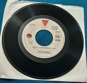 Keith Sweat 45 Make It Last Forever 1987 Vintertainment 7-69386 vg - Picture 1 of 2