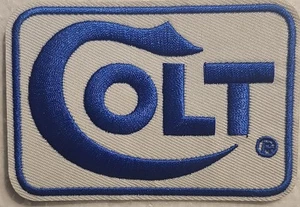 Colt embroidered Iron on patch firearms handguns pistols - Picture 1 of 1