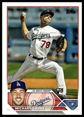 2023 Topps #15 Michael Grove RC - Image 1 of 2