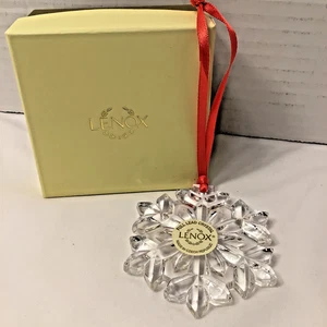 ​LENOX VOLL BLEIKRISTALL ORNAMENT "SCHNEEFLOCKE" - OVP - Bild 1 von 4