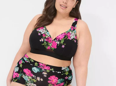 Sujetador Cacique Lane Bryant para mujer Comfort Bliss ligeramente forrado sin aros talla 44K Foto 1 de 4