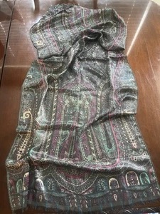 ETRO SPA Cashmere Scarf Shawl Milano, Italy, Spartaco 3 (Aprox 66x26) - Picture 1 of 2