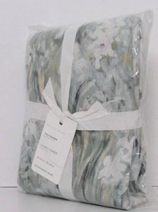Pottery Barn Giverny Fleur Organic Percale F/Q Duvet Cover, MultiColor NWT - Picture 1 of 4