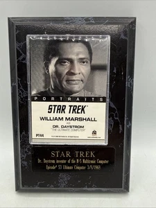 Rittenhouse Star Trek TOS Dr Daystrom Trading Card On Plaque - Picture 1 of 5