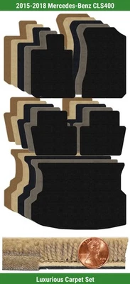 Juego de alfombrillas de lujo personalizadas para Mercedes-Benz CLS400 2015-2018 (5 piezas) #Y6W Foto 1 de 4