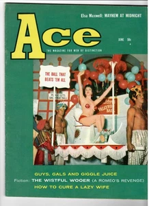 ACE Men's Magazine June 1958, Ballyhoo Ball, Melody Ward, Debbie Lane, Others VG - Imagen 1 de 3
