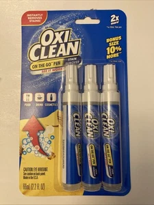 OxiClean On The Go Stain Remover Pen, Instant Stain Removal Stick, 3-Pack - Picture 1 of 1