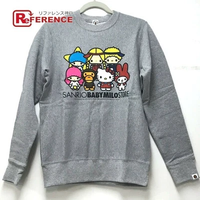 AUTHENTIC APE BAPE x HELLO KITTY BABY MILO SWEAT S Size GLAY NEW - Image 1 of 4