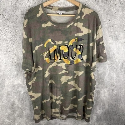 Camiseta Eleven Paris Para Hombres Camuflada Amour Serpiente Talla 2XL Gráfico Camuflaje Foto 1 de 4