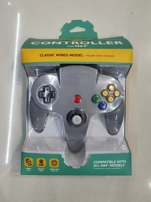 Nintendo 64 Tomee Classic Wired Model Controller Gamepad for N64 - Gray - Image 1 of 2