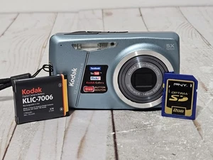 Kodak EasyShare M550 12 MP Digital Camera Blue With Battery 2GB SD Card Tested  - Picture 1 of 15