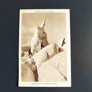 Frankreich - Agenda P.L.M. 1928 - Besteigung des Mont Blanc. 1920er Jahre