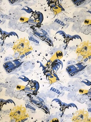 Batman Pottery Barn Kids hoja plana tamaño completo/doble DC Comics  Foto 1 de 4