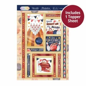 HUNKYDORY YOU BOWL ME OVER TOPPER FOGLIO ADORABILE SEGNABILE PER CARTE/ARTIGIANATO