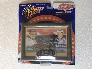 NASCAR Winners Circle Sam Bass Gallery Dale Earnhardt & Jr. Framed Art & 1/64 - Picture 1 of 2