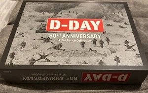 2024 The D-Day 80th Anniversary x15 50p Coin Collection Set New Boxed - Picture 1 of 9