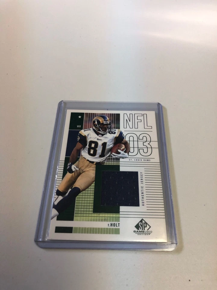 Torry Holt 2003 SP Game Used Edition Jersey! Game Used! Rams! Hall of Fame!  - Image 1 of 1