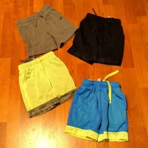 4 pairs of toddler boys shorts size 4 5 XS elastic waist play gym mesh comfy - Picture 1 of 9