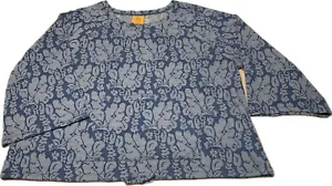 Ruby Rd. 2X Boat Neck Pull over top 3/4 sleeves pocket drawstring waist - Picture 1 of 4