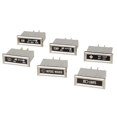 13319.01 Omix-Ada Dash Indicator Light Lamps Jeep CJ5 CJ7 CJ8 76-86 Dash Light - Imagem 1 de 4