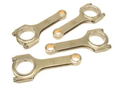 Eagle H-Beam Connecting Rods 4340 Steel 900HP Acura Honda B18C1 B18C5 GSR Type R - Image 1 of 4