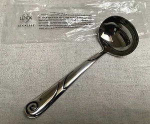 "Cucharón Lenox 18 10 acero inoxidable Spyro negro acento salsa 7 1/2""" - Imagen 1 de 3