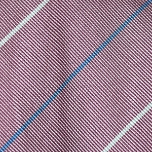 £125 BARNEYS NEW YORK MENS PINK & BLUE SILK STRIPE TIE MADE IN ITALY Y8 - Picture 1 of 10
