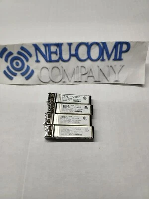 IBM Flash System 9843-AF18 8GB FC 8 Port Host Optics 4 SFPs - Image 1 of 2