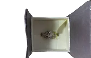 Karis STS Collection Round Diamond Accent Twisted Ring Size 6 - Picture 1 of 4