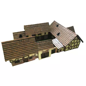 Walled farm - Resin Scenery Painted Modular Set - Wargames TTRPG - Picture 1 of 12