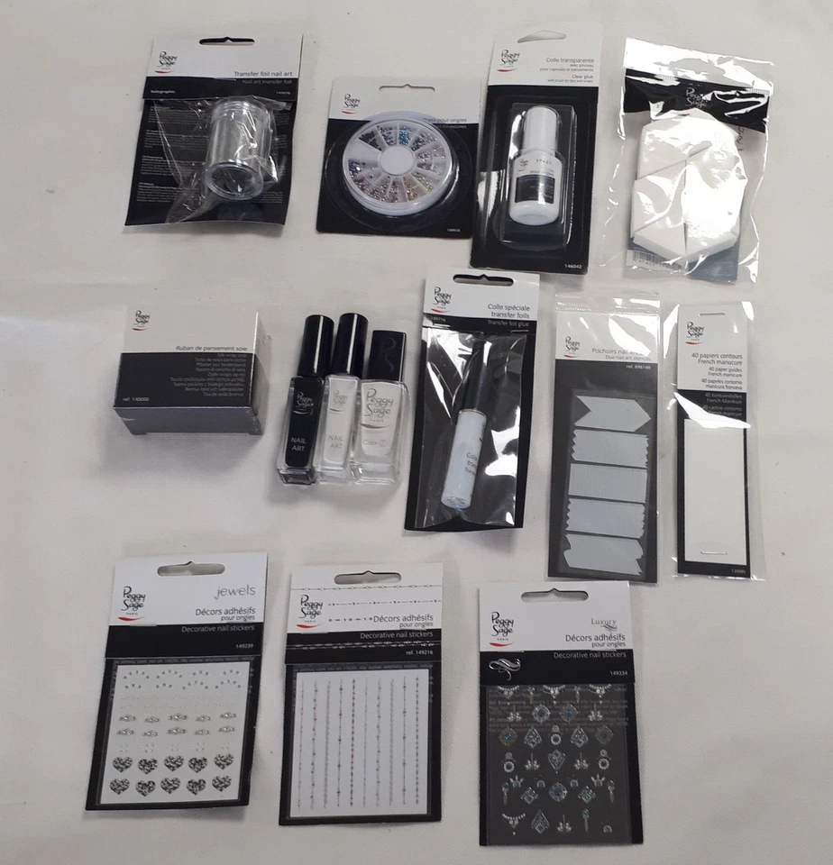 PEGGY SAGE Pack d'accessoires vernis à ongles Nail art 14 pcs (A) /EBOI - Bild 1 von 2