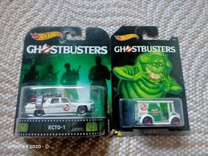 Hot Wheels Ghostbusters ECTO-1 And Bread Box Die Cast Cars - Picture 1 of 7