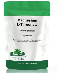 Magnesio L-Treonato 1000mg Compresse - Supporto Salute Cervello e Cognitiva - Foto 1 di 2