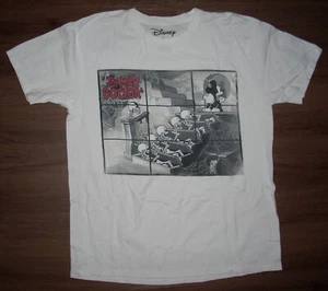 Mickey Mouse MAD DOCTOR T-Shirt Size LARGE Disney Skeletons 1933 Cartoon Dr. XXX - Picture 1 of 5