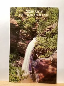 Cedar Falls, Petit Jean State Park: Morrilton, AR - Vintage Postkarte - Bild 1 von 3