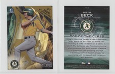 2017 Bowman Draft Box Toppers Top of the Class Gold Refractor /50 Austin Beck