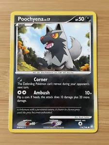 Poochyena 116/146 Legenden erwacht D&P Regular Common Pokémon Karte TCG - Bild 1 von 2