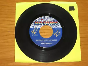 "NORTHERN SOUL 45 RPM - SUPREMES - MOTOWN 1080 - ""NICHTS ALS HERZSCHMERZEN" - Bild 1 von 2