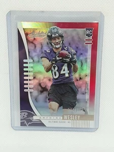 Antoine Wesley 2019 Panini Absolute Football - RED RC (/100) Baltimore Ravens - Bild 1 von 3