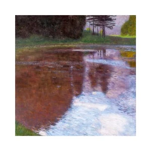 Gustav Klimt, Tranquil Pond, 1899, 100% Cotton Art Paper, 30" x 30" - Picture 1 of 10