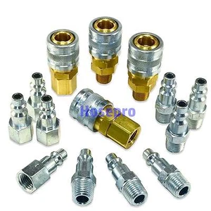 Raccordi tubo aria 1/4 NPT stile M linea utensile compressore costruzione accoppiatore spina - Foto 1 di 8