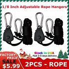 1-Pair 1/8 Inch Rope Hanger W/Improved Design, More Convenience - Easy Adjust