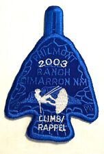 2003 Philmont Climb/Repel Conference Arrowhead Patch boy scouts