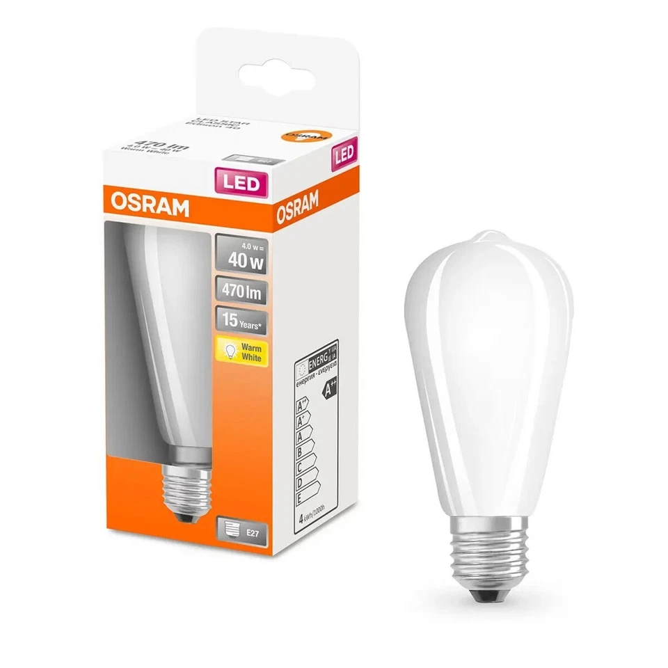 Orsam 40w E27 Warm White Led 470lm - Image 1 of 1