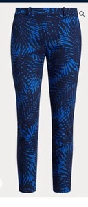 Polo Golf Ralph Lauren marineblau Palmenmuster Stretch Damengröße 6 klassisch - Bild 1 von 9