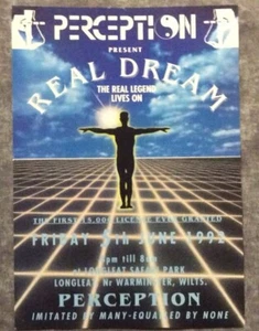 Perception Rave Flyer A4 Near Mint - Bild 1 von 2